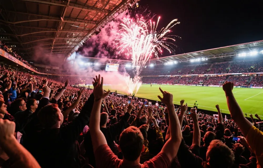 世界杯赛场氛围与进球庆祝